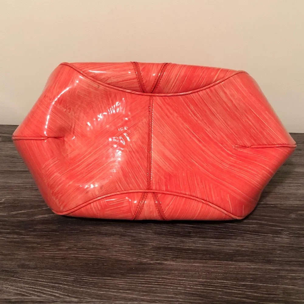 Oscar de la Renta Coral Goya Satchel - Picture 2 of 10